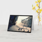 Shopping Trolley Cart Kaart (Gele Bloem)