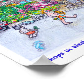 Shops in West End Poster (Hoek)