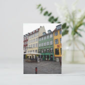 Shops & Restaurants, Nyhaven, Kopenhagen Denemarke Briefkaart (Staand voorkant)