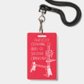 Shopsmith 75th Jubileum Celebration Naam Badge (Voorzijde met lanyard)