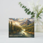 Shor Nationaal Park Rusland Briefkaart (Staand voorkant)