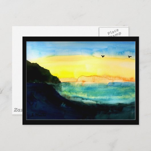 Shore and Sky Briefkaart (Voorkant / Achterkant)