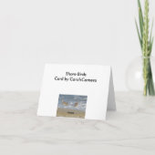 Shore Bird Trio Note Kaart (Achterkant)
