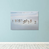 Shore Birds Canvas Afdruk (Insitu (Houten vloer))