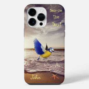 Shore Fun Ocean Bird Starfish iPhone 14 Pro Max Hoesje