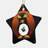 Shore Leave Pinguïn Aanpasbaar Keramisch Ornament (Links)