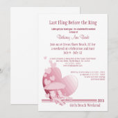 Shore Love beroemd gemaakt door Bachelorette Weeke Kaart (Voorkant / Achterkant)