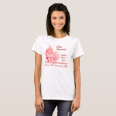 Shore Love / Tropisch Roos T-shirt (Voorkant volledig)