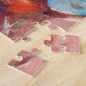 Shore met Red House van Edvard Munch Legpuzzel (Zijkant)