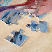 Shore met Red House van Edvard Munch Legpuzzel (Zijkant)