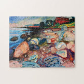 Shore met Red House van Edvard Munch Legpuzzel (Horizontaal)