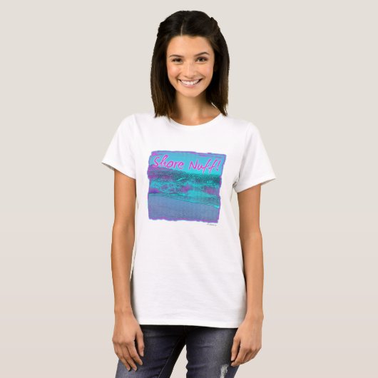 Shore Nuff  Beach Neon Logo T-shirt (Voorkant volledig)