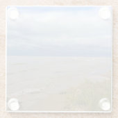 Shore of Lake Michigan, Sheyboygan, WI Glazen Onderzetter (Achterkant)