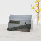 "Shore of Lake Superior" - Gefeliciteerde Kaart (Gele Bloem)