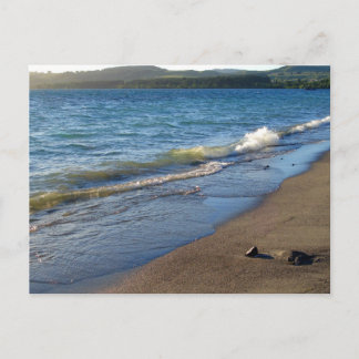 Shore of Lake Taupo, Nieuw-Zeeland. Briefkaart