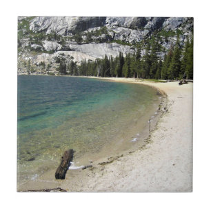 Shore of Tenaya Lake, Yosemite, Californië Tegeltje