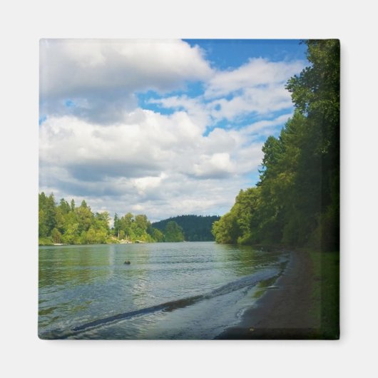 Shore of the Willamette River, OF Magneet (Voorkant)