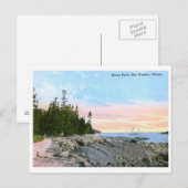 Shore Path, Bar Harbor, ME  Briefkaart (Voorkant / Achterkant)