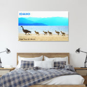 Shore Patrol - Canada Gese Canvas Afdruk (Insitu (Slaapkamer))