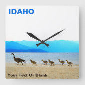 Shore Patrol - Canada Gese Vierkante Klok (Voorkant)