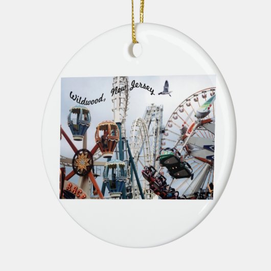 Shore Pier/Wildwood Text Ornament (Links)