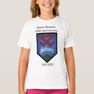 Shore Reunion 100th Jubileum shield (meisjes) T-shirt