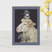 Shore Sheep Card Kaart (Gele Bloem)