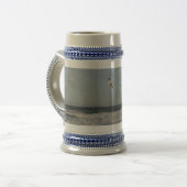 Shore & Sky & Seagulls Grey/Blue 22 oz Stein Bierpul (Voorkant links)