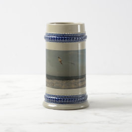 Shore & Sky & Seagulls Grey/Blue 22 oz Stein Bierpul