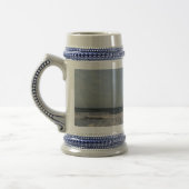 Shore & Sky & Seagulls Grey/Blue 22 oz Stein Bierpul (Links)