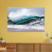 Shore Slab the WEDGE 🌊 Newport Beach, CA  Canvas Afdruk (Insitu (Woonkamer))