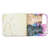 Shore Theyre Love Pugs Case-Mate iPhone Case (Achterkant (Horizontaal))