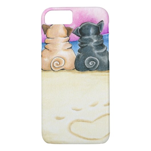 Shore Theyre Love Pugs Case-Mate iPhone Case (Achterkant)