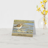Shorebird - Blank denken aan je Kaart (Gele Bloem)