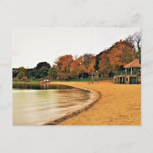 Shorefront meer van Genève, Wisconsin Briefkaart (Voorkant)