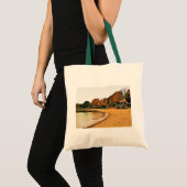 Shorefront meer van Genève, Wisconsin Tote Bag (Voorkant (product))