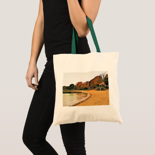 Shorefront meer van Genève, Wisconsin Tote Bag (Voorkant (product))