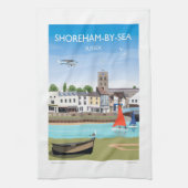 Shoreham door Zee Tea Towel Theedoek (Verticaal)