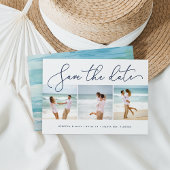Shoreline | Beach Wedding Photo Save The Date