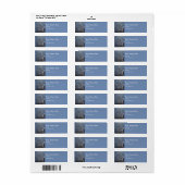 Shoreline Beauty Wedding Etiket (Full Sheet)