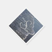 Shoreline Beauty Wedding Servet (Hoek)