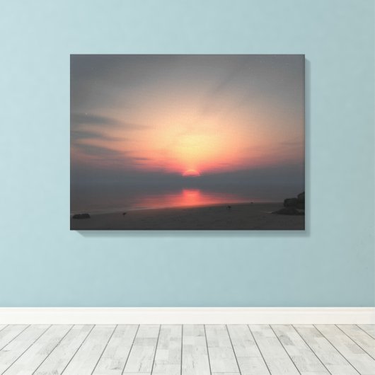 Shoreline Canvas afdrukken (Insitu (Houten vloer))