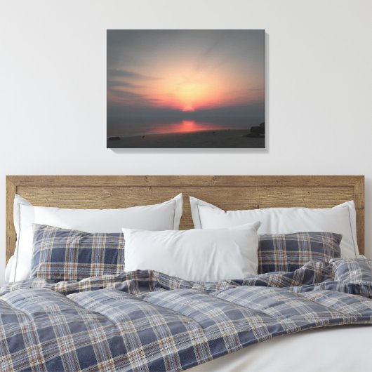 Shoreline Canvas afdrukken (Insitu (Slaapkamer))