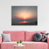 Shoreline Canvas afdrukken (Insitu (Woonkamer))