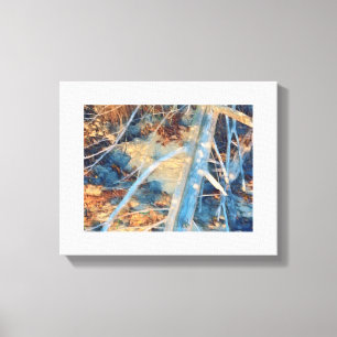 Shoreline Driftwood fotoprint Canvas Afdruk