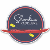 Shoreline Paddlers Sticker (Voorkant)