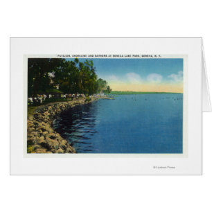 Shoreline, Pavilion en zwemmers