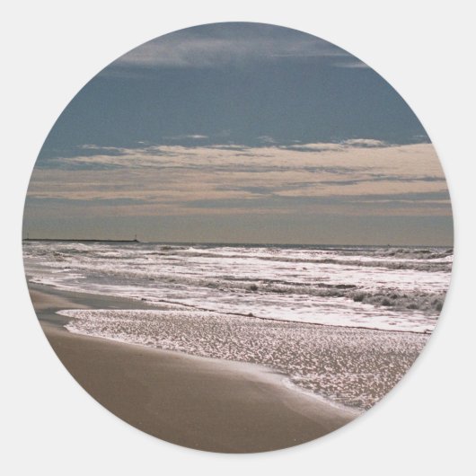 Shoreline Ronde Sticker (Voorkant)