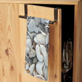 Shoreline Shells Coastal Texture Theedoek