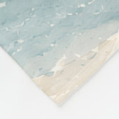 Shoreline Shells Coastale Fleece Deken (Hoek)